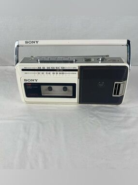 Vintage Sony CFM-140 AM/FM Cassette Player Recorder Boombox Retro